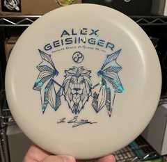 NEW! Old Stock Infinite Discs Firm P-line Myth @175 White+ Blue Innova Disc Golf