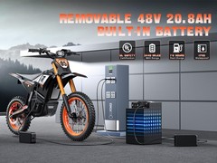 3000W Electric Dirt Bike 48V 21AH 35MPH Off Road Motorcycle Teens Adult