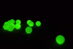 GLOW in the DARK .50 Caliber Paintballs 100 round Bag Premium Fresh splatballs