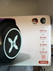Hover-1 Rebel Kids With LED Headlight, 6 MPH Max Speed – Tie Dye