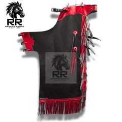Blue Leather Bull Riding Chaps Western Cowboy Rodeo Gear – Custom Design