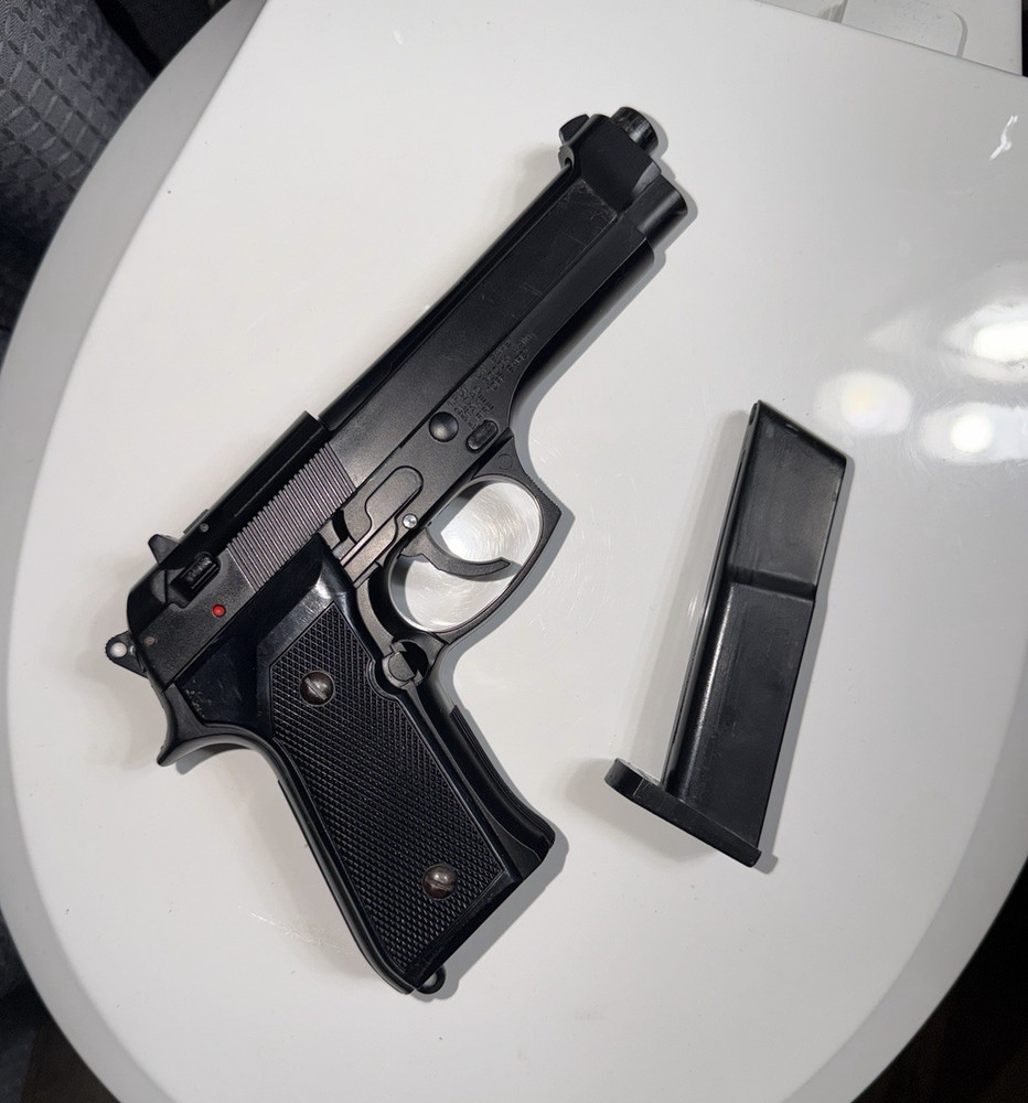 Classic Army Black Airsoft Pistol with Magazine Included