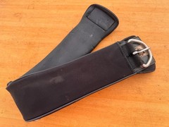 Original SOFT TOUCH Black Neoprene Western Saddle Cinch ~34″
