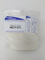 100pk Gateway Feathers 3″ Right Wing: Shield Flo White 300RSSFW-100