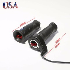 12/24/36/48v Universal Throttle Grip Handlebar for Electric Scooter Twist E-Bike