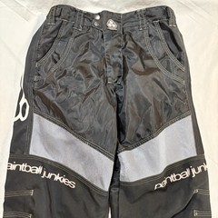 Vintage Paintball Junkies Mens sz 32(34×31) Paintball Pants Black Adjustable