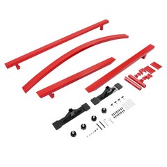 Ultimate Skateboard Rail Grindrail Ramp Kit Adjustable Rainbow Flat Incline Rail