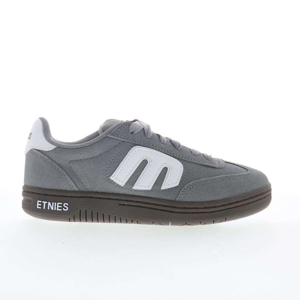 Etnies Locut 4101000507380 Mens Gray Suede Skate Inspired Sneakers Shoes