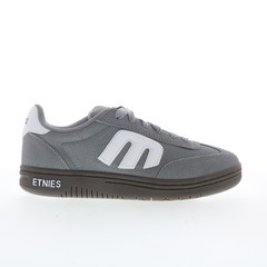 Etnies Locut 4101000507380 Mens Gray Suede Skate Inspired Sneakers Shoes
