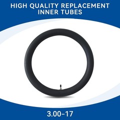 2 Pack 3.00-17 Dirt Bike Tube 80/90-17 90/100-17 3.00×17 Inner Tubes