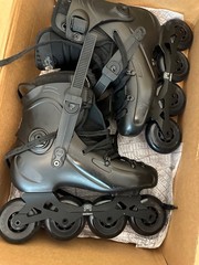FR Skates FR1 80 Black – 243mm Frame / 80mm Wheels US7.5 Men