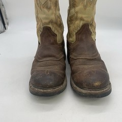 Justin Work Boots Mens 8.5 D Superintendent Steel Toe Brown WK4662 Western