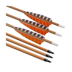 ELONG 30″ Archery Carbon Arrows Wood Camo Shaft Spine 600/700 Recurve Bows Tu…