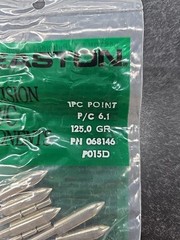 Easton Precision Bullet Target Points Aluminum Arrows 125 gr New Pack #068146