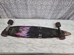Vintage 42″ Pintail Longboard Skateboard With Gullwing Charger Trucks
