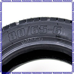 80/65-6 Tire & 10×2.5 Tube fit 255×80 & 10×3 10 inch Electric Scooter