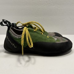 Womens Rock Climbing Shoe Evolv Nikita 10.5 Green/Gray High Frictio