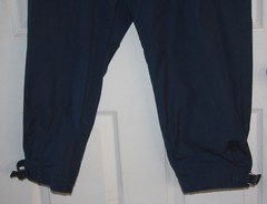 1St Down Jockey Riding Pants Breeches Small Navy Blue Polyester Cotton Blend
