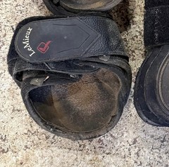 Used LeMieux black leather & neoprene ankle boots (horse)