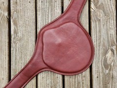 Devoucoux Medium Brown Padded Belly Guard Stud Jump Girth -Size Choice: 50″, 52″