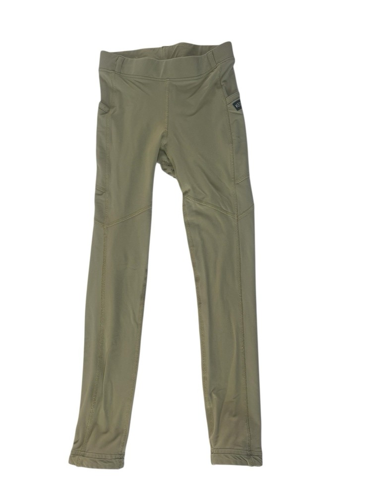 Kerrits Girls Medium Light Green Riding pants leggings tights Equestrian #6485