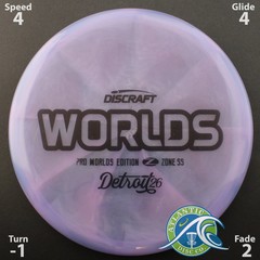 Discraft Z Swirl Zone SS – 2026 Worlds – Scale Weight