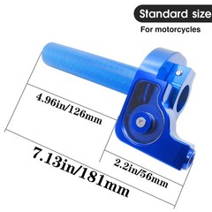CNC Aluminum 7/8 Motorcycle Throttle Grip with Cable for Dirt Bikes & ATVs»
