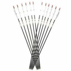 30″/32″ Archery Carbon Arrows Spine 500 Turkey Feather For Compound&Recurve Bow