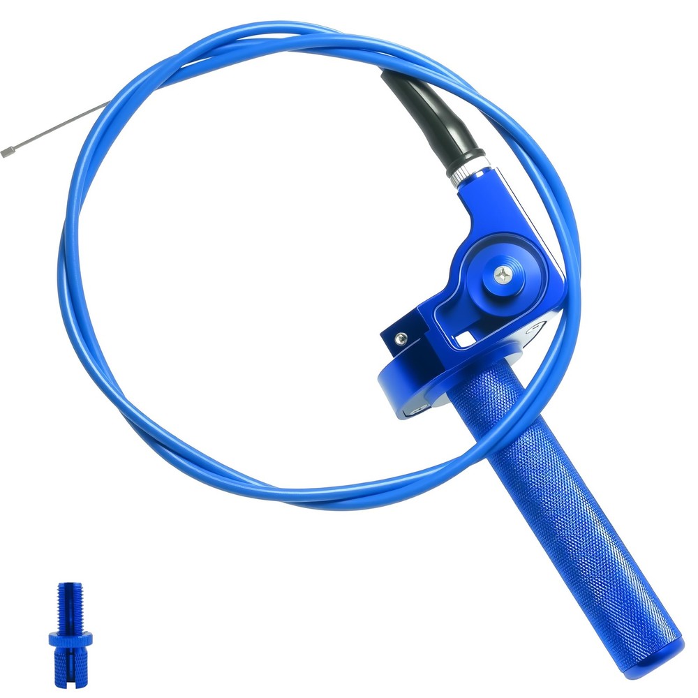 CNC Aluminum 7/8 Motorcycle Throttle Grip with Cable for Dirt Bikes & ATVs»