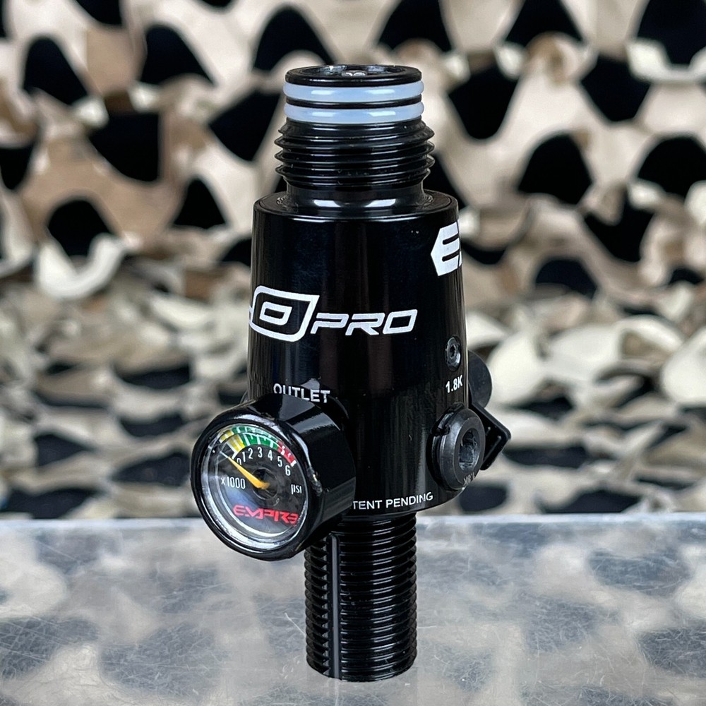 NEW Empire FLO Pro Tank Regulator – 4500 PSI – Polished Black