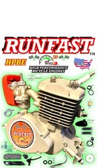 NEW 2-STROKE 100cc Upgrade COMPLETE MOTORIZED BIKE KIT AND CRUISER BICYCLE