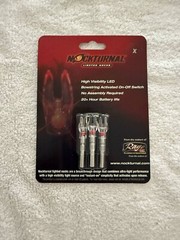 Nocturnal NT502 Red Lighted X Nocks NT-502 3pk Hunting Bowhunting Arrow High Vis