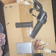 MY1020 48V 1000W 3000RPM Electric Scooter Motor w/ Controller & Throttle Grip