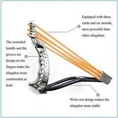 Heavy Duty Hunting Slingshot Wrist West Kit Fit Adult Boys Teens Outdoor Sports