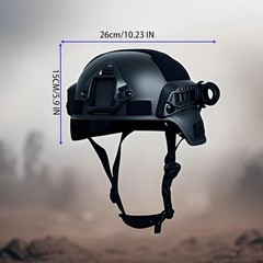 Tactical Airsoft Helmet with Detachable Goggles and Full : Military Gear for …