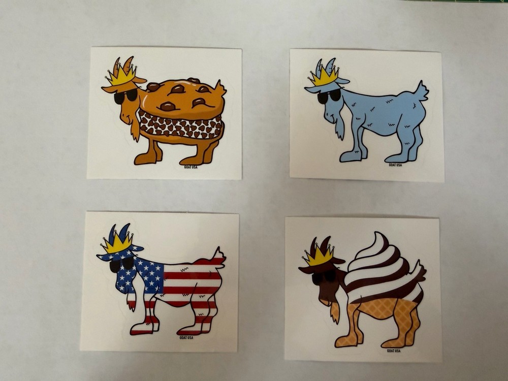 GOAT USA stickers