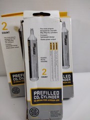 Sig Sauer CO2 Prefilled Cartridge 90 Gram -LOT of 3BXS Two Count Pack – AC-90-2