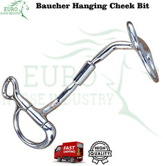 Euro Horse Comfort Barrel Baucher Bit Hanging Cheek Equestrian Horse Bit