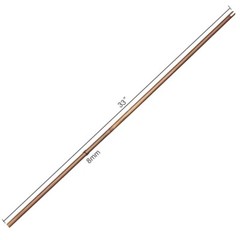 100X Hunting Archery 33in 55-60lbs Bamboo Shaft Arrows with self Nock