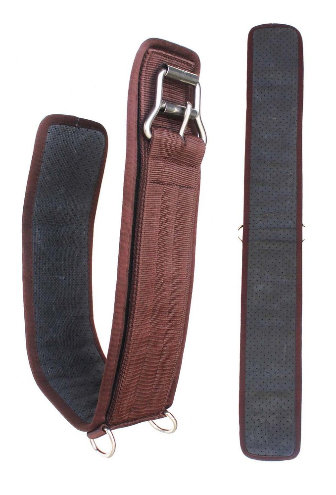 36″ Western Neoprene Anti-Slip Detachable Saddle Straight Cinch Brown 9791BR-36