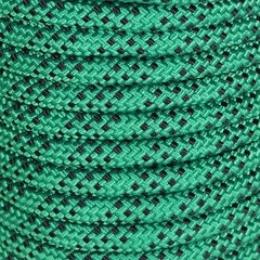 3/8 «x 100′ Black&Green Braided Polyester Arborist Rigging Rope Garden 3250lbs