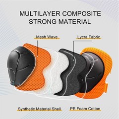 Knee Pads for Kids， Knee Pads and Elbow Pads Set Toddler 3-10 Years Prote