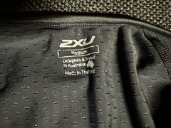 2XU Men’s Aero Sleeved Tri Suit – Blue/Black with Ice X – Size Medium