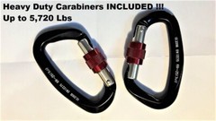 Paragliding, Paramotor, Paraglider, kiting ground handling harness w/Carabiners