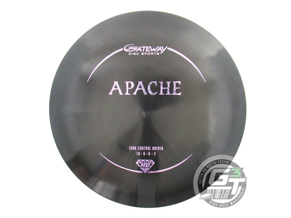 NEW Gateway Hyper Diamond Apache 174g Black Lilac Foil Fairway Driver Golf Disc