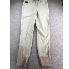 Dover Saddlery Dalton Knee Patch Breech Tan Equestrian Riding Pants 30 350392