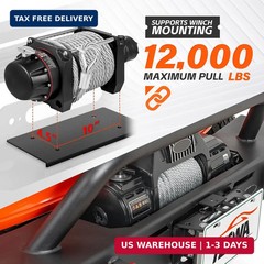 YZONA for JT Pickup Truck Front and Rear Bumpers Compatible with 2020 2021 2022