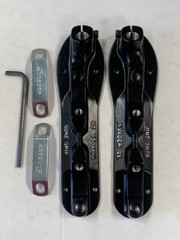 New NOS Sure Grip Invader 45 degree Black roller skate plates size 5 – one pair