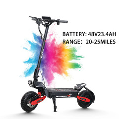 GT06 1200W Foldable E-Scooter for Adults -Max Speed 25MPH, 48V 13AH/23.4AH, 11″O