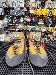 🧗 La Sportiva Finale Climbing Shoes Mens 12 / EU 45 – Vibram Sole Orange Black